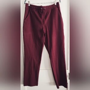 d & co. Active Pants, Size M, Not Used, Burgundy